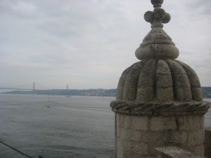 View from Belem Tower, Lisbon Portugal 2011